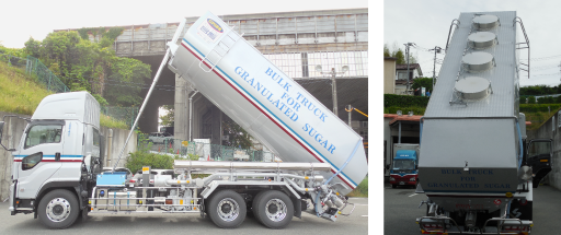 最高約45度にダンプアップします。